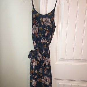 Midi spaghetti strap dress
